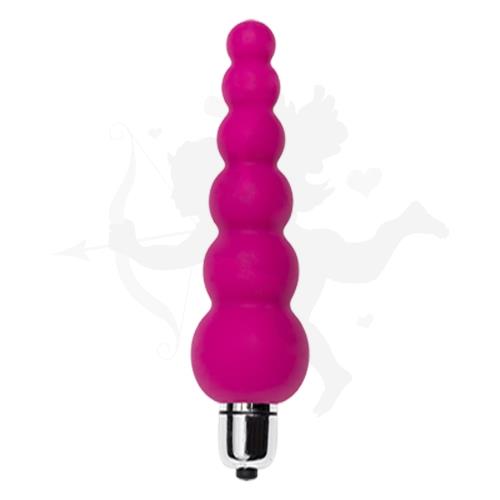 Dilatador anal de textura suave con vibracion